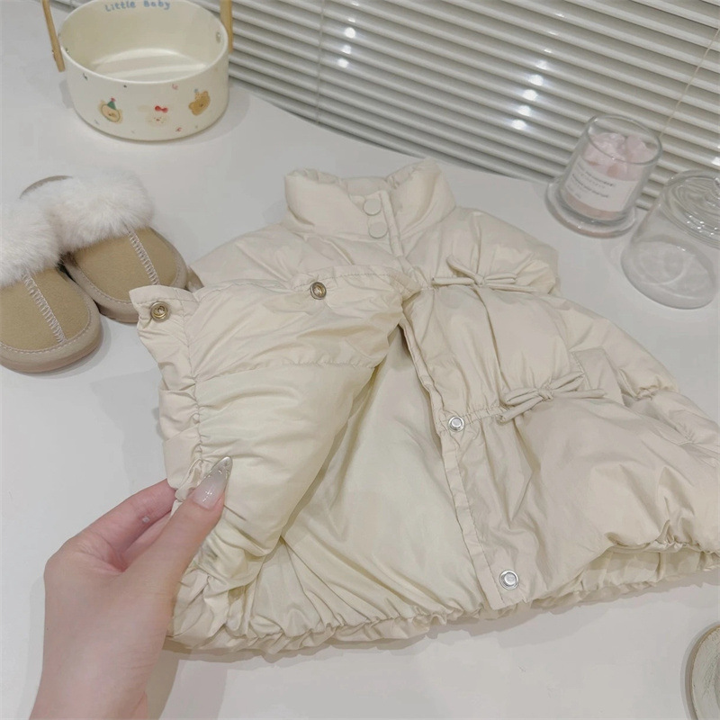 Limón salado Siete niñas Chaleco de estilo occidental de moda Ropa de otoño e invierno Chaleco acolchado Chaleco cálido para bebé Chaleco Invierno
