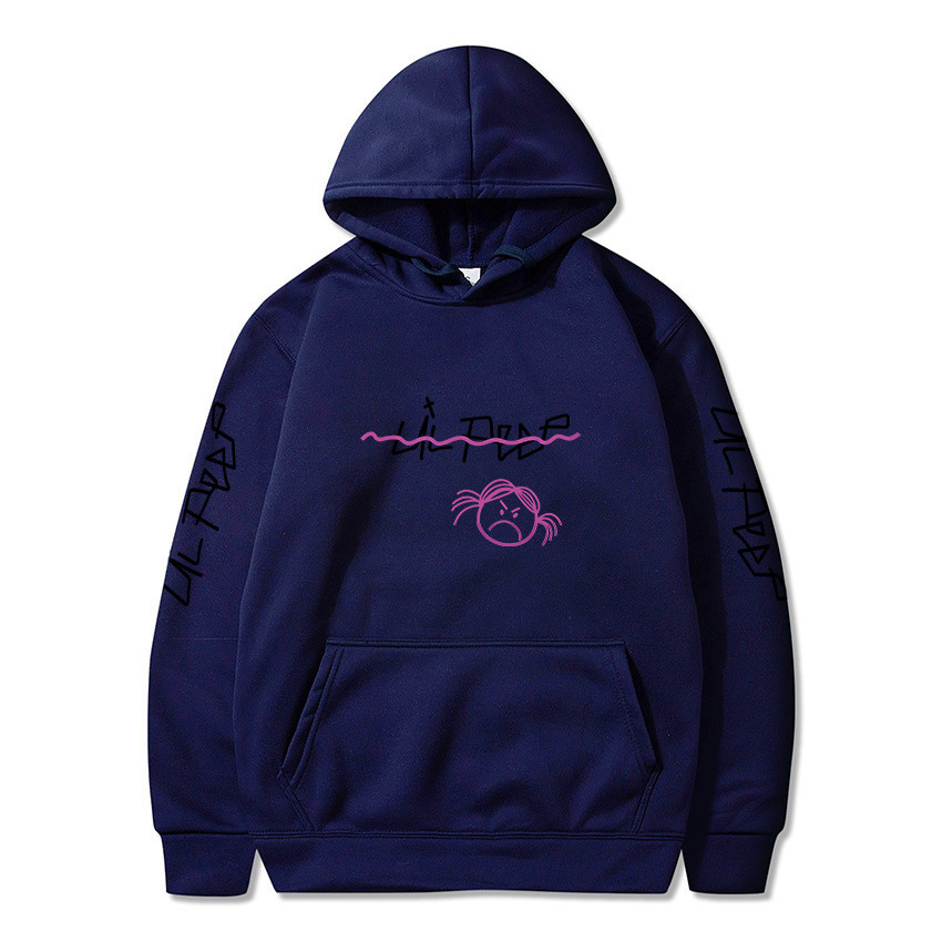 Suéter deportivo hip-hop de comercio exterior sudadera con capucha LIL PEEP otoño e invierno suéter casual europeo y americano suéter para hombre