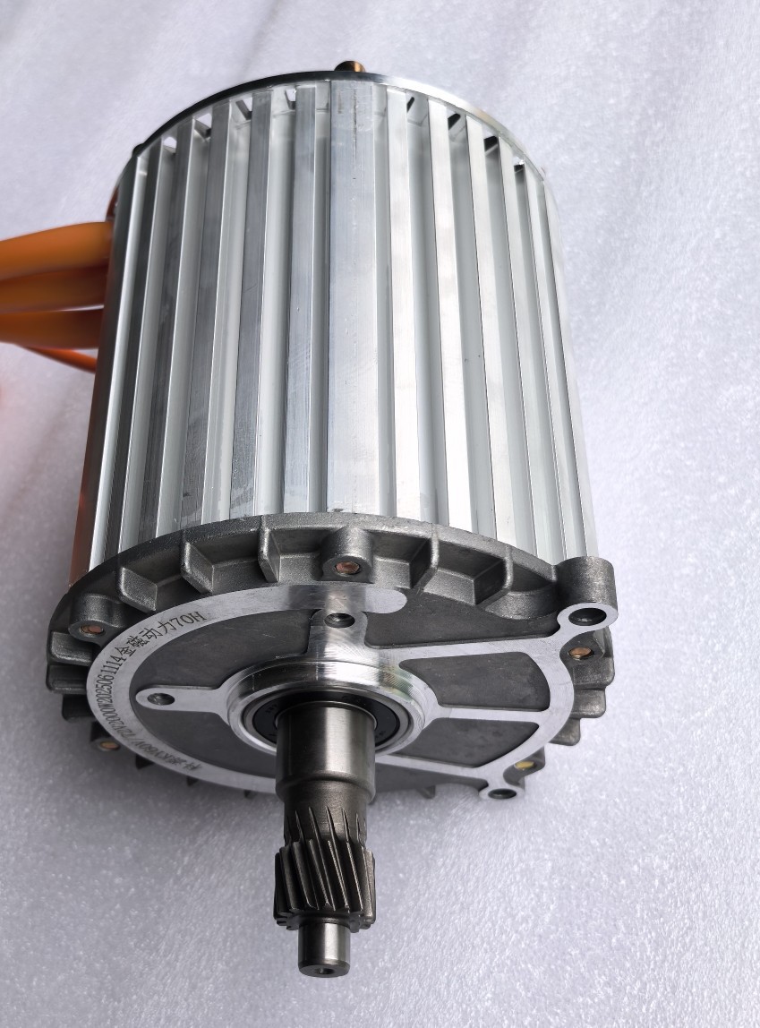 金磁动力电机三轮车电机 无风扇差速电机48V60V72V1200W2200W