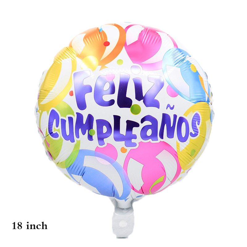 Birthday Cartoon Aluminum Film Party Balloons display picture 8