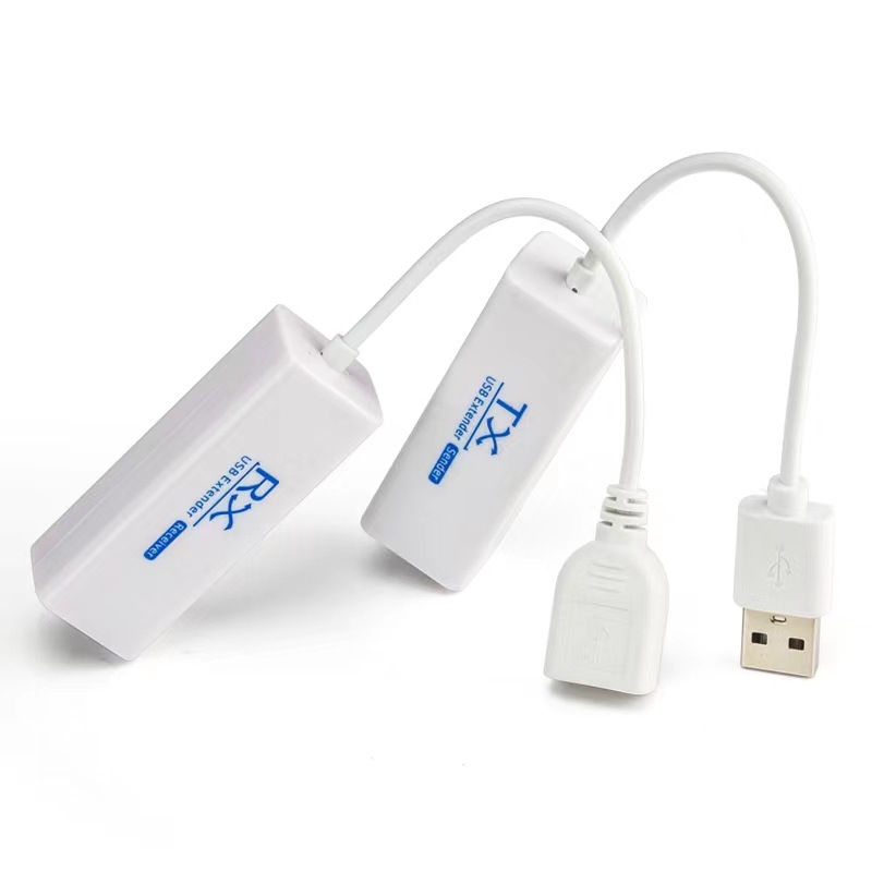USB2.0网线延长器usb转RJ45接口以太网转换器无线信号放大器200米