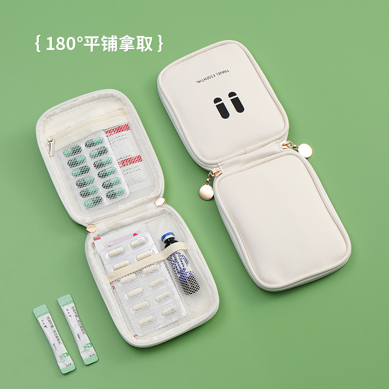 패션 여행 휴대용 휴대용 응급 구급 가방 가정용 분류 수납 가방 방역 방호 의약 가방 큰 사이즈