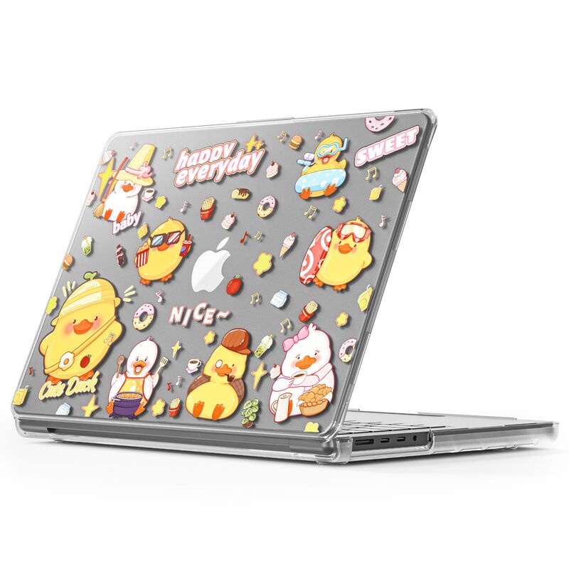 Suitable for Apple MacBook Pro14 Laptop Protective Cover Transparent Acrylic Air13.6 Protective Case