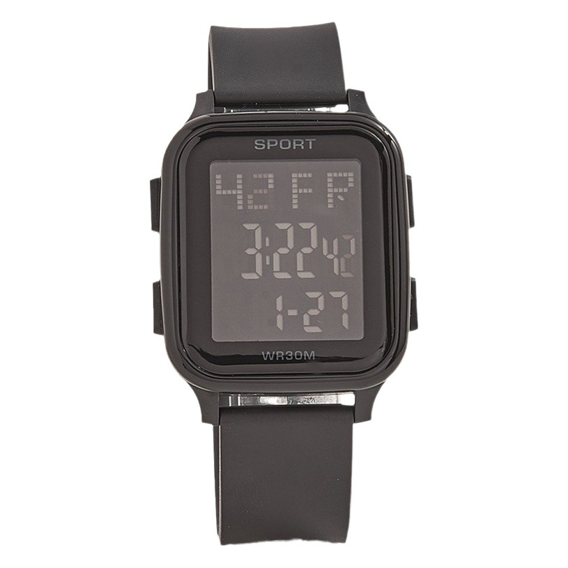 Nuevo personalizado de moda deportes al aire libre multifuncional cuadrado estudiante masculino reloj electrónico hombres impermeable LED digital Mesa