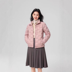 2025新款现货女士轻薄款羽绒服连帽秋冬修身显瘦短款韩版内胆立领
