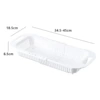 Telescopic drain basket [white]