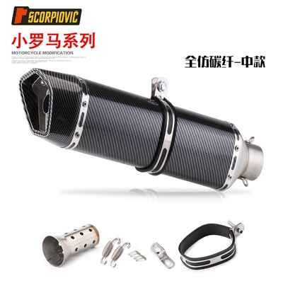 R3 small Rome imitation carbon – Exhaust pipe - small-rome-chinese-full-imitation-carbon-fiber-silencer
