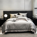 简约夹棉床盖天丝棉丨春夏极简超细旦莱赛尔棉四件套四季裸睡床品