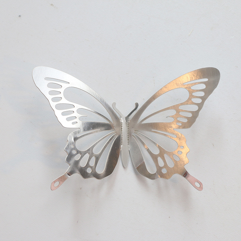 ❅Décoration murale papillon en métal creux 3D pour fête, maison ou salon_voghion.com