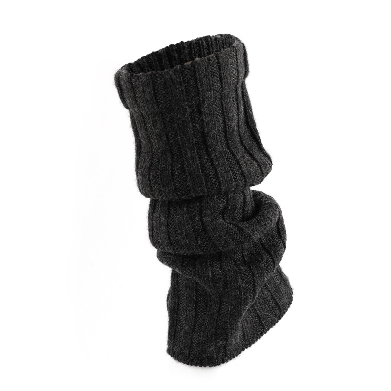 Woolen socks women's warm leg cover spring and winter warm leg warmers calf socks pile socks and knee socks_voghion.com