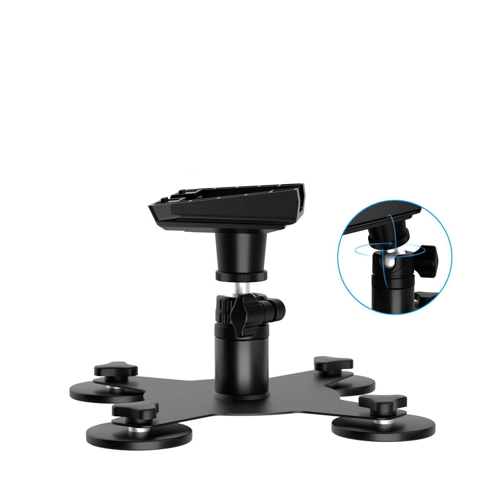 Amazon's Best-Selling In-Stock Mini Stand Kit Base Magnetic Car Roof Accessory No-Drill Universal Suction Cup Stand