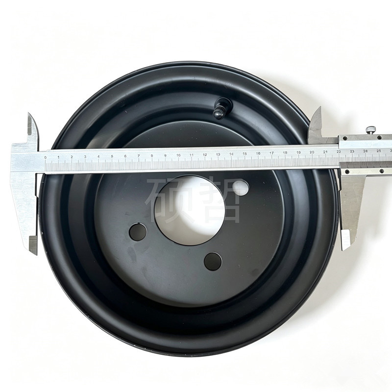 DIY four-wheel steel tube go-kart accessories, modified tricycle beach bike 8inch iron wheel hub rim hole spacing 100MM