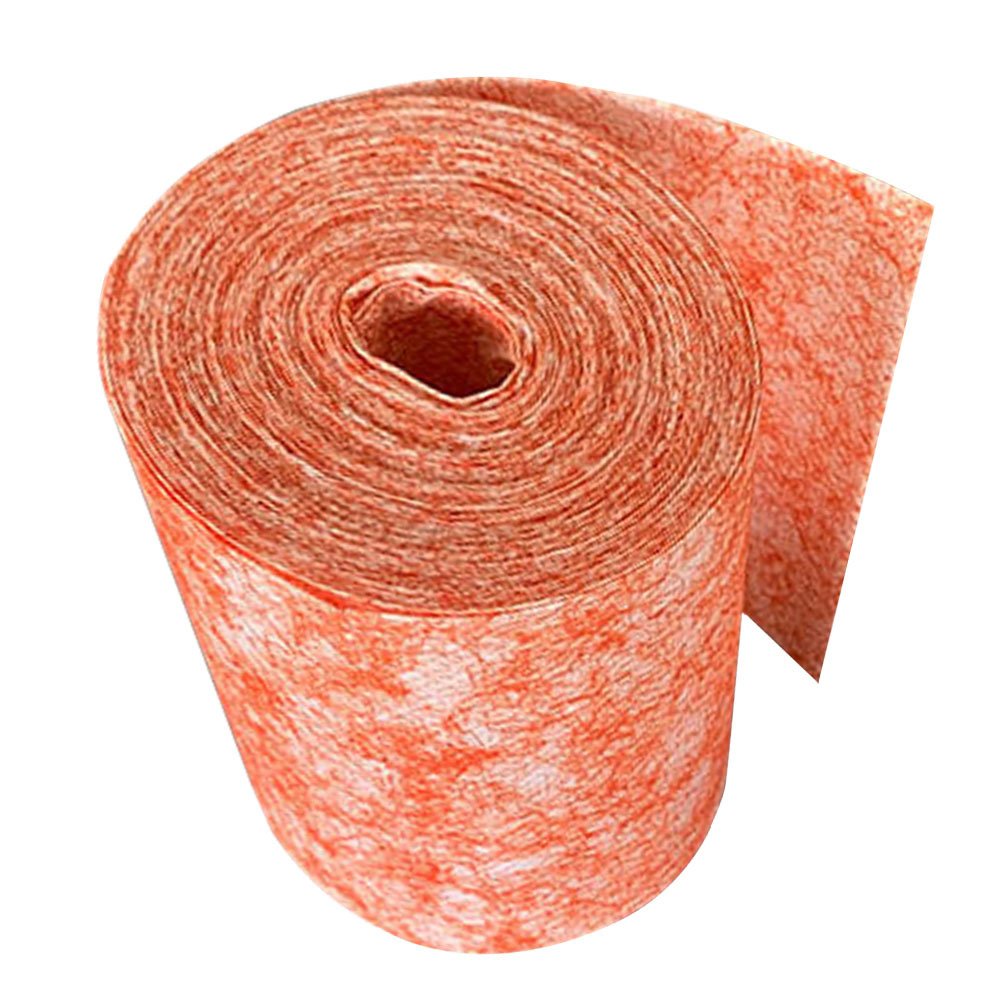 可预浸加液清洁桶装式熔喷飘丝聚丙烯橘色擦拭布卷干巾25x30cm