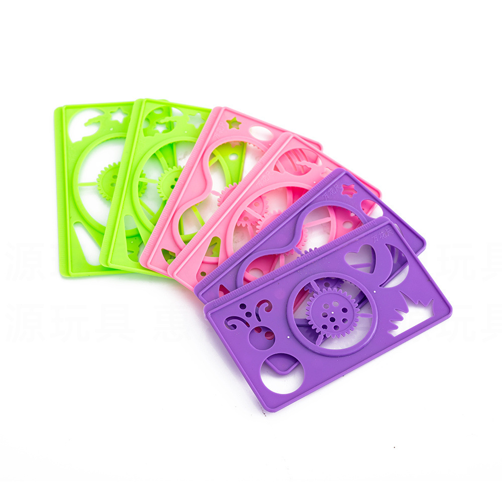 Pintura infantil creativa de plástico mini-calibre 8CM reglas estudiantes papelería regalos juguetes reglas pequeñas al por mayor