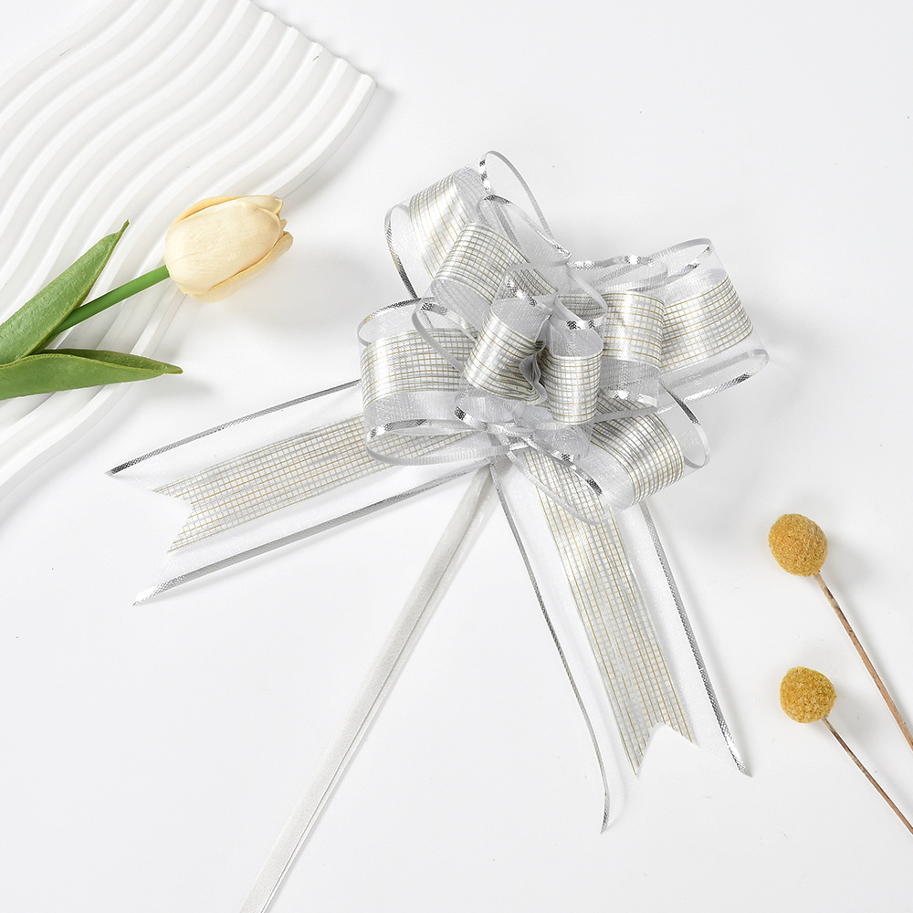 Cross-border 50 gran corteza de árbol de Phnom Penh nieve arco de flores de mano regalo de Navidad canasta de flores de embalaje de flores