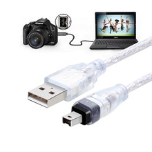 1394线 USB转1394 4P 连接线 DV机用数据线 适用于老款索尼相机等