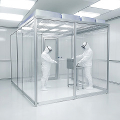 クリーンハウス作業棚FFU浄化空気クリーン工場浄化工場実験室作業台除塵棚