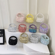 高级感小众泡泡包褶皱云朵包韩版时尚迷你手拎包新款百搭甜美女包