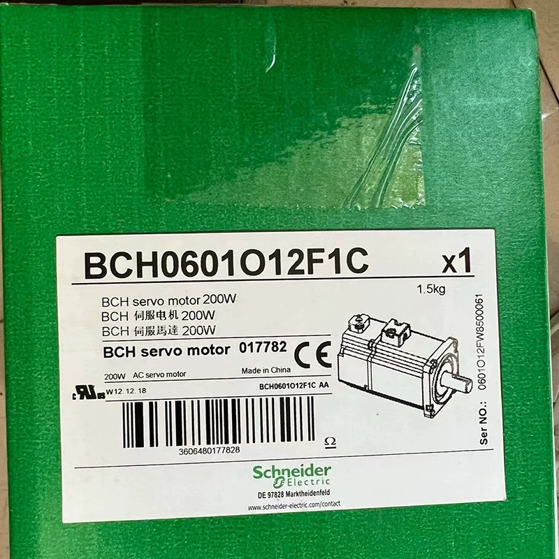 Новый оригинальный двигатель 400W BCH0602O12F1C безмасляные уплотнения с клавишами 20 бит энкодер с затвором на складе
