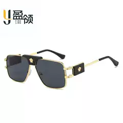 European and American Metal Accessories Internet Celebrity Sunglasses Cross-Border New Driving Sunglasses Travel Sun Protection Retro Glasses Factory