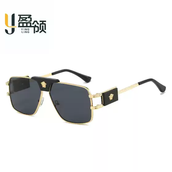 European and American Metal Accessories Internet Celebrity Sunglasses Cross-Border New Driving Sunglasses Travel Sun Protection Retro Glasses Factory