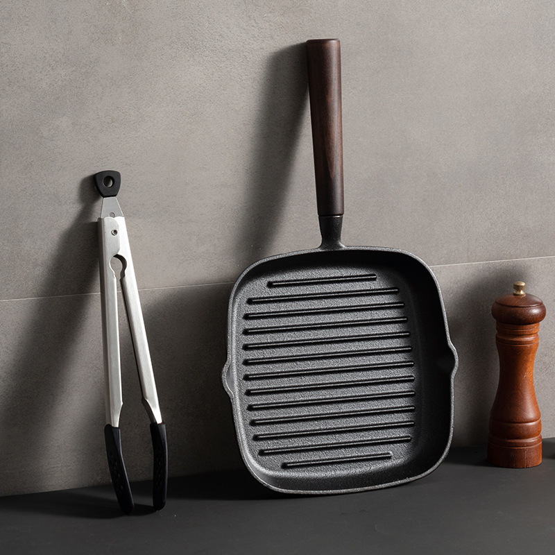 Special Frying Pan Set for Steak Frying, Flat-Bottomed Steak Frying Pan Special Frying Pan Set for Steak Frying, Flat-Bottomed Steak Frying Pan