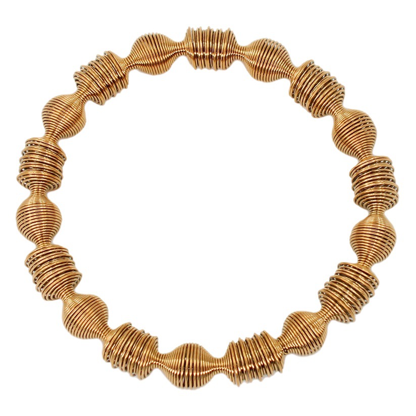 Joyería de acero inoxidable transfronteriza tamaño ajustable pulsera elástica de alambre de acero creativo personalidad pulsera de acero de titanio de alta calidad