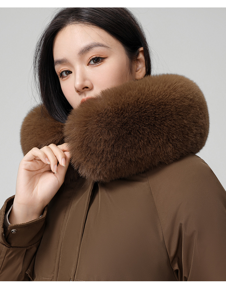 Foreign trade plus veet overcomes women's long 2024 new winter style jacket, slimming and thickening cotton coat, small_voghion.com