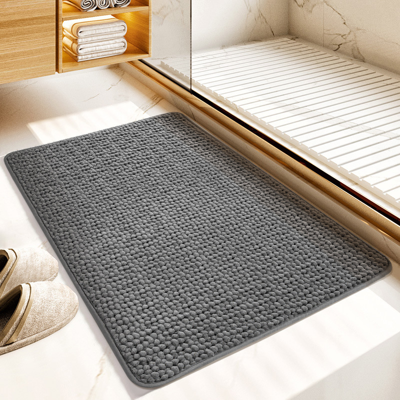 Toilet Door Absorbent Floor Mat Quick-drying Bathroom Special Non-slip Foot Mat Household Toilet Thickened High-grade Carpet