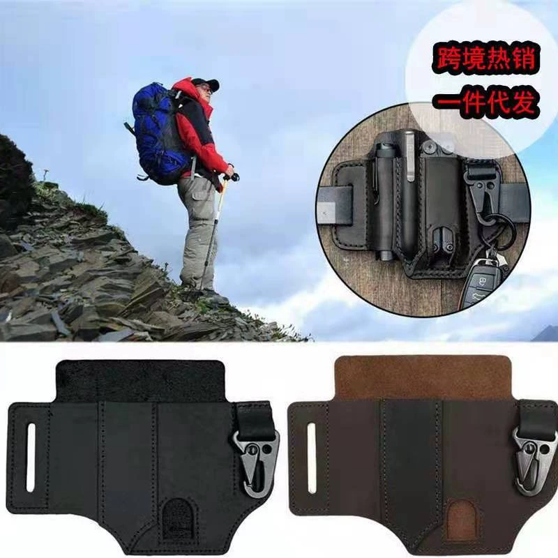 Трансграничная цельная доставка на открытом воздухе сумка для инструментов EDC уличная сумка для хранения инструментов фонарик поясная подвесная тактическая сумка для инструментов