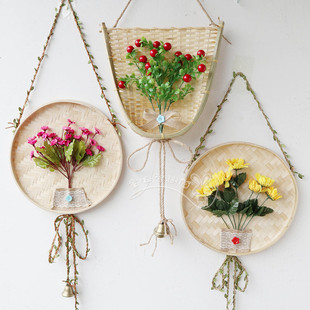 Kindergarten hanging decoration hanging decoration classroom creative ring creative material wall decoration Mori pastoral style class wall decoration