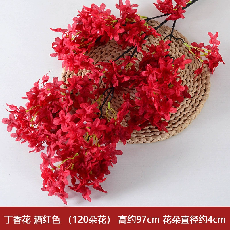 Fujiao New Year Flower Material Wholesale Simulation Flower Winter Qing You Gali Pomegranate Persimmon DIY Materials