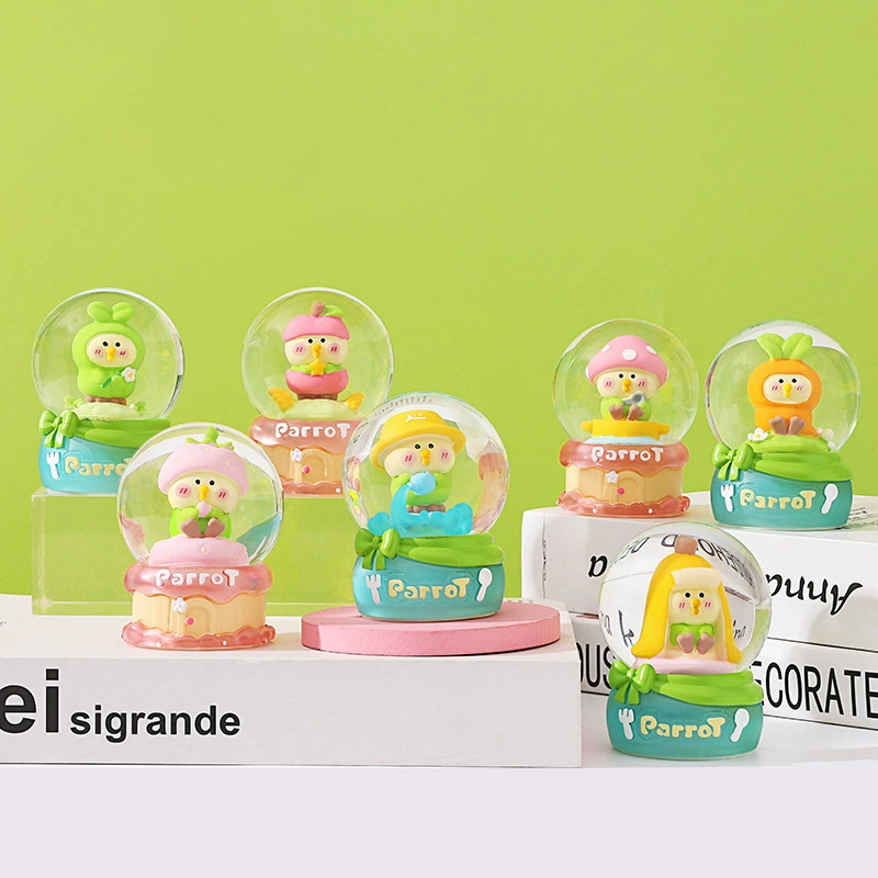 Овощной попугай Овощной сад хрустальный шар