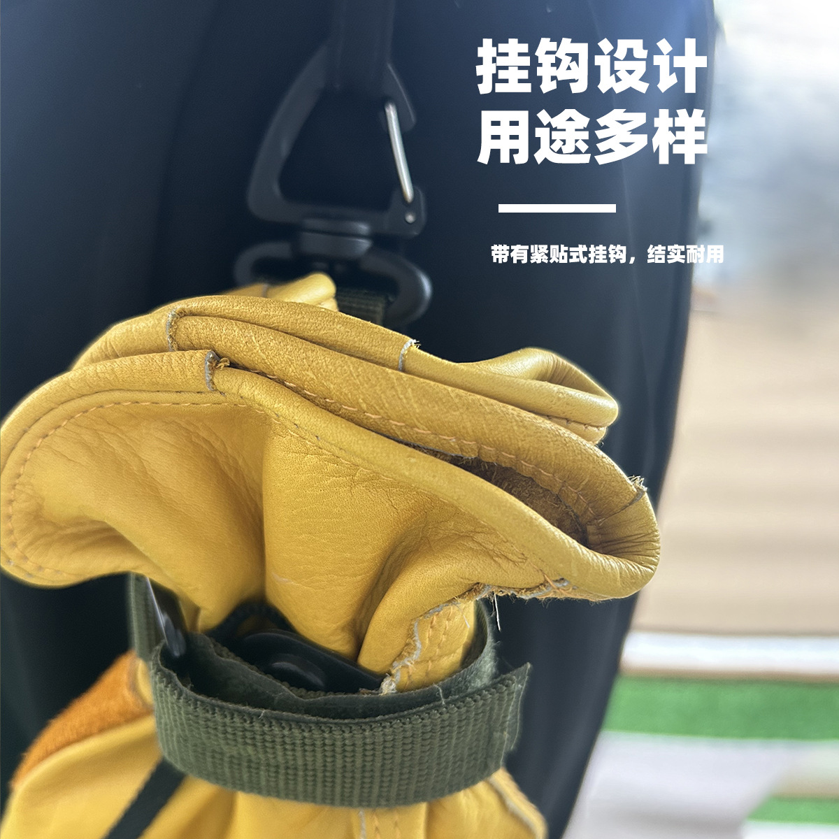 Guantes de hebilla de cuerda de almacenamiento de hebilla de montaña de nylon táctica de guantes al aire libre multipropósito corbata de almacenamiento