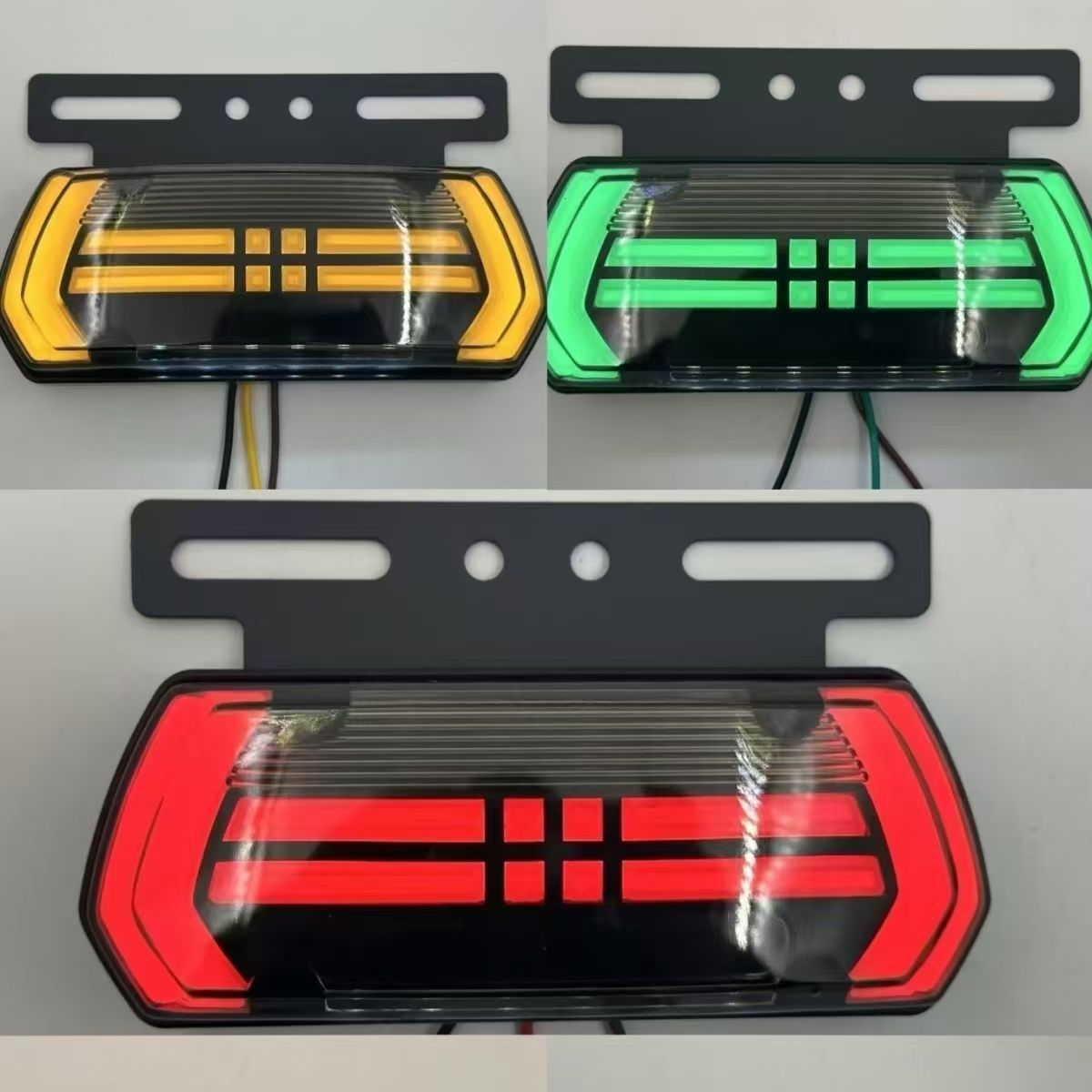 New truck magic color side light 24V on the ground side light with steering waterproof super bright tire wide reversing tail light