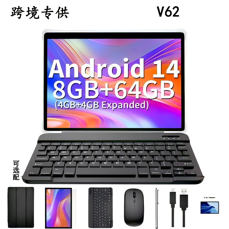 Cross-Border Tablet Computer New Model Smart Bluetooth Two-In-One Detachable Android Dual Sim Dual Standby Call Function Factory Ready Stock Cross-Border Tablet Computer New Model Smart Bluetooth Two-In-One Detachable Android Dual Sim Dual Standby Call Function Factory Ready Stock
