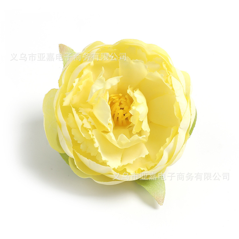 模擬牡丹牡丹花頭シルクフラワー結婚式 DIY 頭飾り布花素材アクセサリー写真装飾造花|undefined