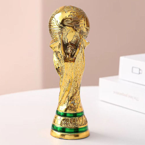 World Cup Football Hercules Cup  Qatar Trophy Fans Memorial Bar Lottery Station Decorations Ornaments