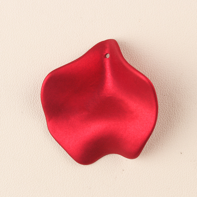 9g Weight Earring Findings Jewelry Making Type DIY Jewelry Accessories Classification 10 PCS/Package Quantity Acrylic Material Petal Pattern Spray Paint Design Simple Style Style 10 PCS/Package Arylic Petal Earring Findings 2