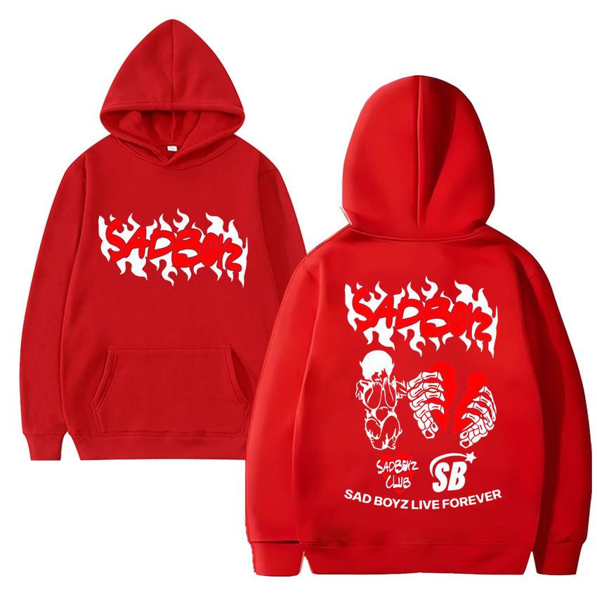 Junior H Sad Boyz music Hoodie New Men Women vintage Fleece