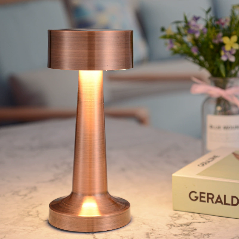 Светодиодная настольная лампа, сенсор, USB, защита зрения, 10,5×10,5×10,5 см, несколько оттенков
