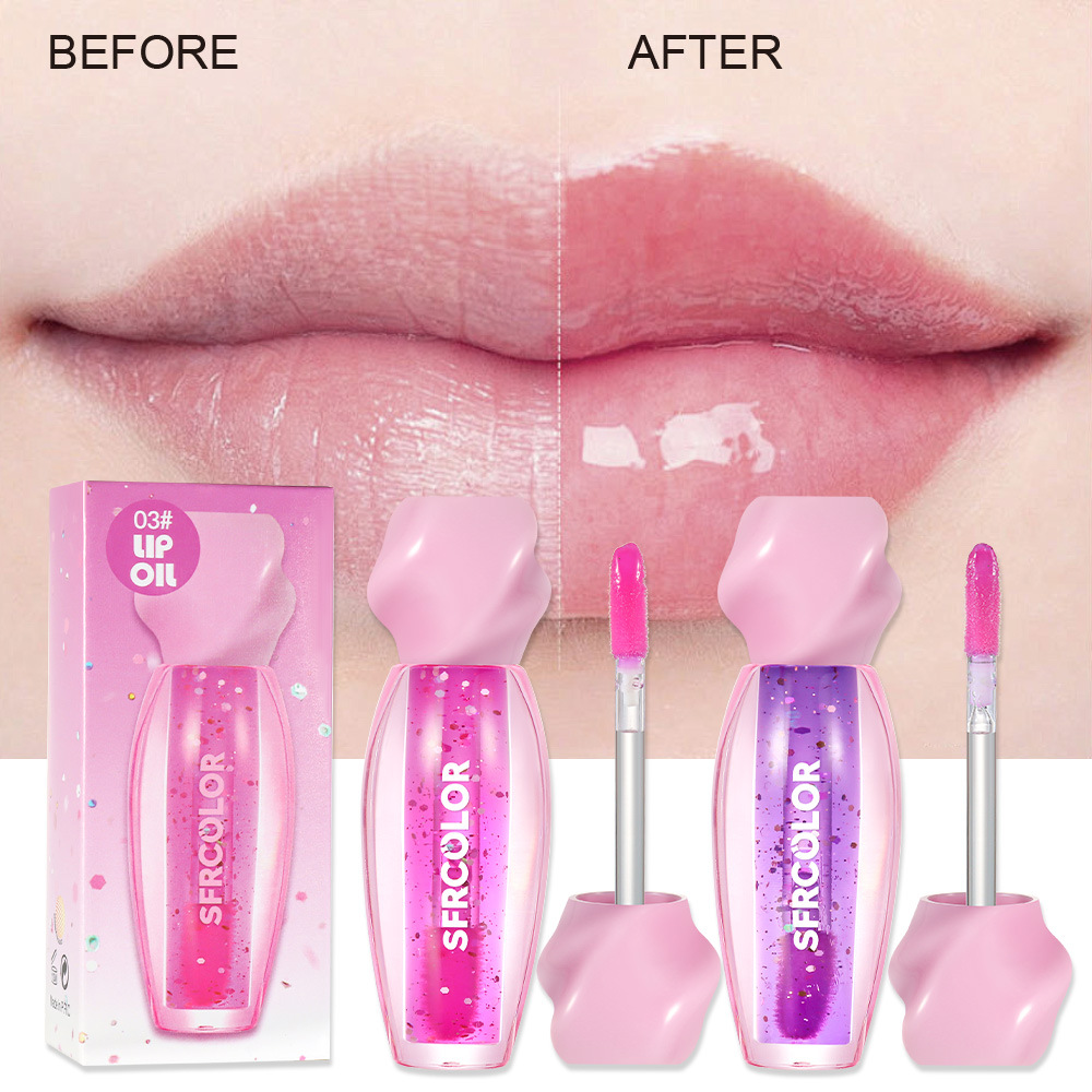 s.f.r color transfronterizo para ofrecer nuevos productos naturales para desvanecer el color de los labios, anti-agrietos secos, hidratantes y lubricantes.