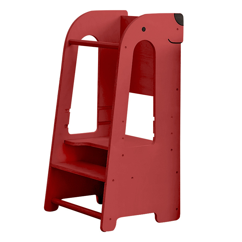 Asweets Baby Learning Tower Children Monchi Early School Taburete Taburete de lavabo Taburete de escalones Cuatro lados con tablero de dibujo