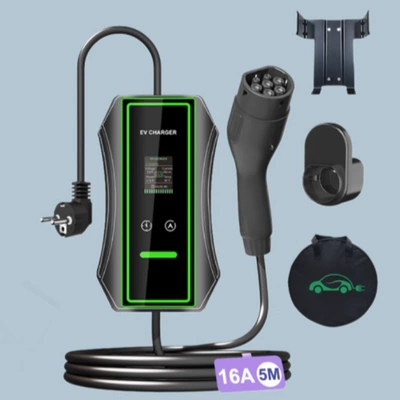 Type2 Charging Pile 3.68Kw European Standard Tesla Wenjie New Energy Vehicle Portable Charging Gun