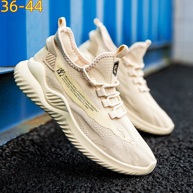 跨境2022秋季新款潮流男士運動鞋網面潮鞋透氣韓版百搭休閒鞋子男