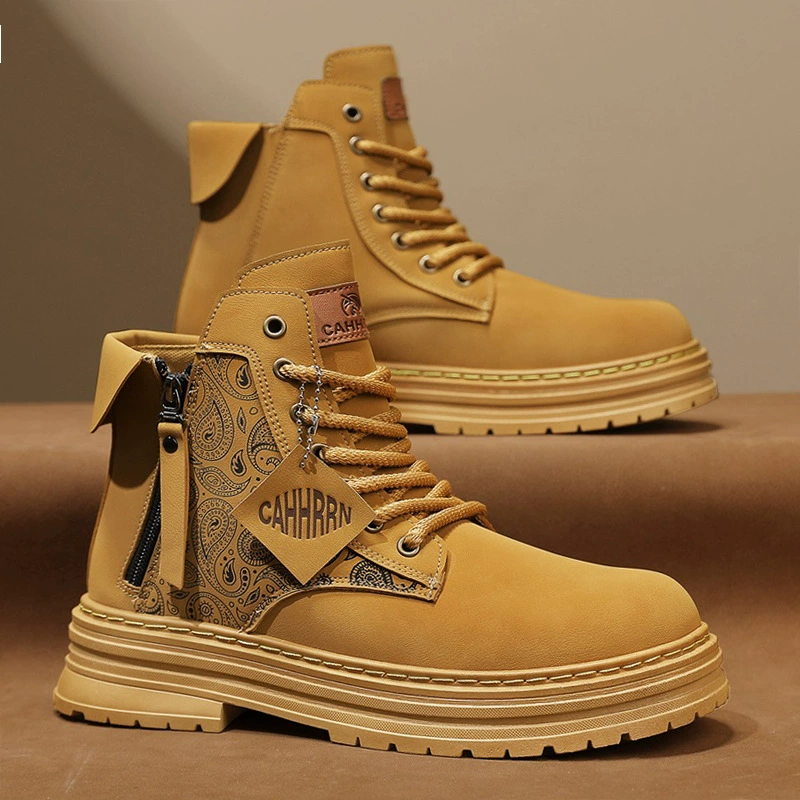 Кожаная сшитая толстая подошва увеличивает высоту