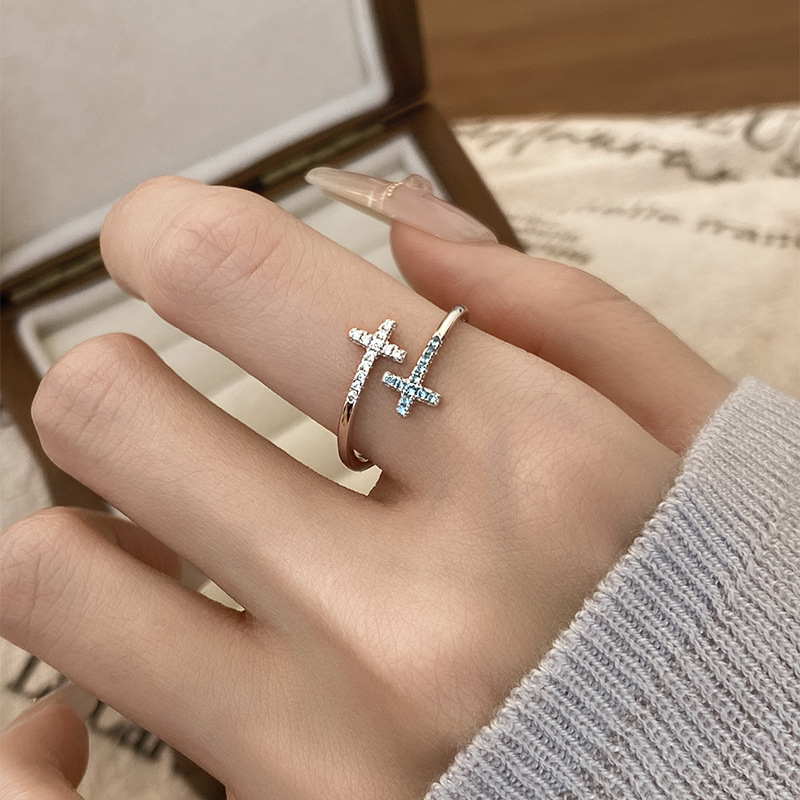 Geometric Pattern All Seasons Season 1 Piece 925 Sterling Silver Geometric Open Rings