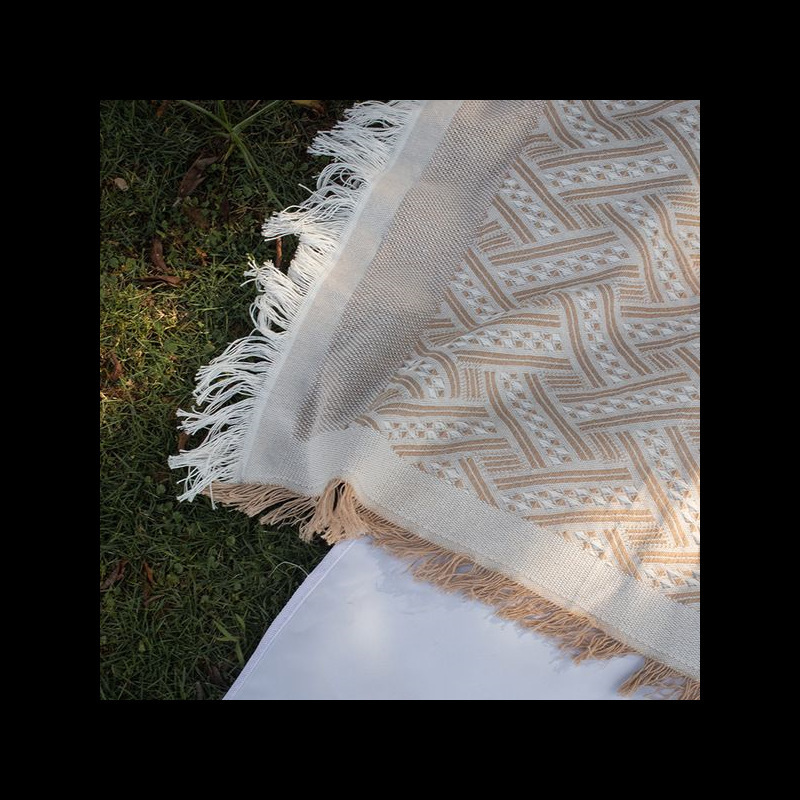 Tappetino da picnic anti-umidità famoso su Internet, tessuto spesso, coperta da campeggio portatile in stile Instagram, tappeto da esterno_voghion.com