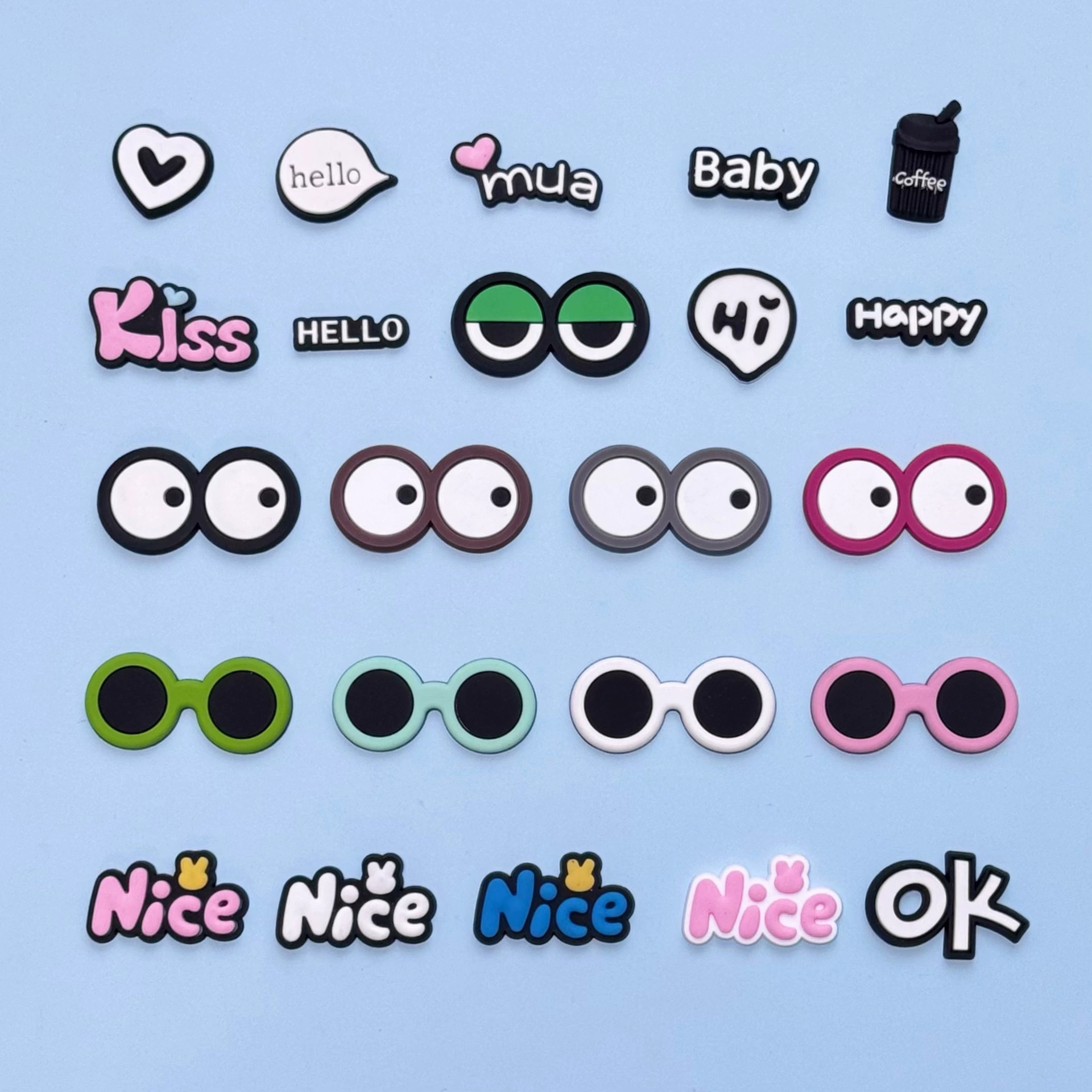 ПВХ мягкая пленка смешной мультфильм креативный зеленый черный глаз чехол для телефона украшения DIY аксессуары силиконовые украшения