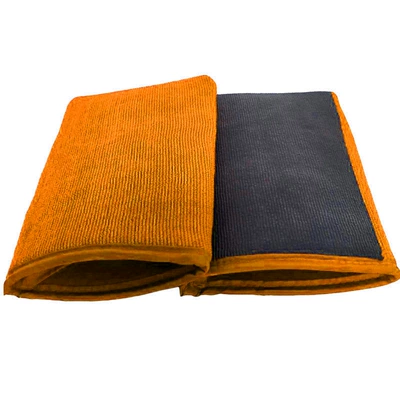 Car cleaning tools | Car hollow mud grinding gloves mud - striped-orange-mud-gloves